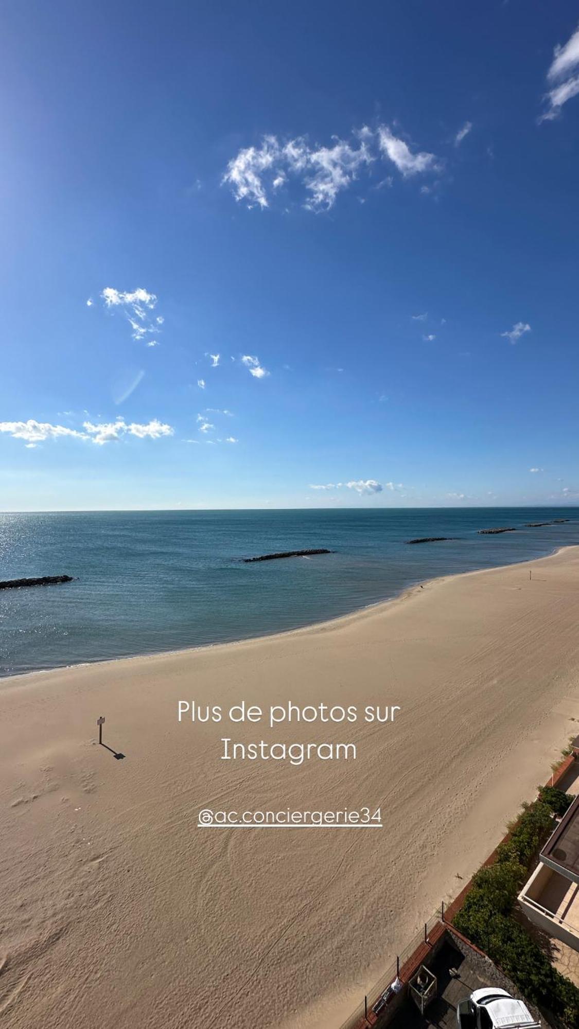 Sur le sable, face à la mer La Tourette Valras-Plage Extérieur photo